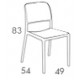 RIVA BISTROT stoličky